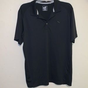 Puma Black Golf Polo Shirt